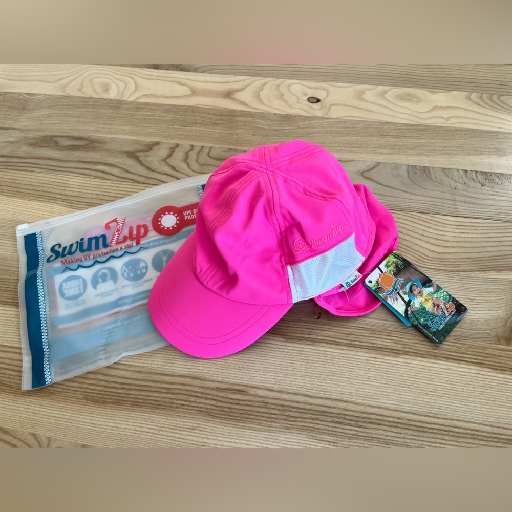 Swim Zip Kids Sun Hat with Neck Flap
